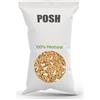 POSH 10 kg di mangime per pappagalli, miscela premium con sesamo, miglio, cardo mariano e grit, Nutrizione adeguata per pappagalli, parrocchetti, parrocchetti, 100% naturali
