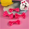 cuhair 5 fermagli per capelli per cani di piccola taglia, fiocco con clip per cani, gatti, animali domestici, cuccioli, Yorkshire maltese, accessori per la toelettatura dei peli del cane (rosa rosa)