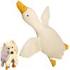 Generico Giocattolo D'oca Bianca Farcita Per Cani | Giocattolo Di Peluche D'oca Di Peluche | Adatto Per Alleviare La Noia, Stimolazione Mentale, Esercizio Fisico, Compagnia, Giochi All'aperto Al Chiuso