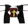 Eojpdji Vestiti Divertiti Per Cani | Costume Prete Per Animali Domestici | Abbigliamento Per Mascherare Gli Animali | Halloween Feste Natale Foto Vacanze Compleanni A Tema