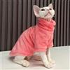MOKATES Abbigliamento invernale per gatti Sphinx, caldo, con cappuccio, felpa per animali domestici, cappotto spesso, costumi per cuccioli, Chihuahua, autunno, doppio lato, in velluto, taglia XL