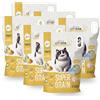 Ligo Nature Lettiera Supergrain gatto |Tofu neutro |ecologica|ultra assorbente|assorbimento rapido|controllo degli odori| 6 confezioni da 6 l (6 l, neutro)