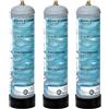 Generico Bombole CO2 monouso 600gr. per acquari con attacco M10x1 anidride carbonica 3 pezzi