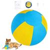 Jsnwernb Palla da pastorizia per cani - Pallone interattivo calmante,20,5x13x13 cm Pallone gonfiabile da pastore - per Attività all'Aperto, Stimolazione Fisica e Mentale