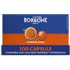Caffè Borbone Espresso Forte - Capsule Compatibili con le Macchine ad uso domestico Nespresso* Professional* - Ideali per un Caffè Forte, Intensità 8/10 (100)