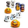 Zeus Party 400g di Cioccolatini la Suissa a tema Halloween Dolcetto o Scherzetto Fantasmini e Zucchette - Praline Assortite di Cioccolato al Latte e Fondenti Ripiene di Morbida Crema