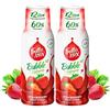 FruttaMax Sciroppo alla Fragola | Meno Zucchero | 60% Frutta Vera | Compatibile con Gasatori - 2 x 500ml