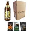 Zeus Party Cassa da 20 Birre EDELSTOFF AUGUSTINIER 50cl + Selezione di 3 Premium Chips