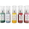 Lesepidado Srl Colorante alimentare perlato in pompetta 10g Kit 5 col: rosso, rosa, blu, verde, giallo Lesepidado Vaporizzare per decorare pasta di zucchero, semifreddi, cioccolato. Sfumature luminose