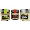 ASTENSIS Tris Proteico - Crema Proteica Spalmabile Pistacchio, Nocciola e Cocco Crunchy - Artigianali 250 Grammi - Proteine - Senza Zucchero, Senza Olio di Palma - Tris Proteico