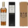 Generico The Macallan 12 Years Sherry Oak Single Malt Scotch Whisky, 40% Vol, 700ml, Invecchiato in Botti di Quercia | Confezione Global Dream