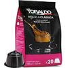 Generico 200 CAFFE TORALDO miscela CLASSICA capsule compatibili con le macchine Nescafé Dolce Gusto - 2 Cartone da 5 Sacchetti da 20 - Totale 200 capsule