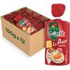Riso Gallo Gallotte Le Rosse, Gallette con Riso Integrale, Ricche di Fibre, Senza Glutine, Ideale come Snack, Senza Glutine, 12 x 100gr