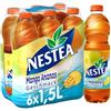 NESTEA mango ananas, rinfrescante con gusto pieno, tè di alta qualità e aromi naturali (usa e getta, 6 x 1,5 l)