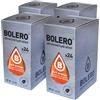 Generico SET 96 BOLERO DA 3 GRAMMI Red Orange Preparato istantaneo polvere solubile in bustine Sticks per Bevande con Stevia e Vitamina C e Senza Zucchero ideale per fitness e diete