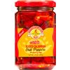 TUTTO CALABRIA TuttoCalabria, Peperoncini a Rondelle, 285 gr, Piccantezza leggera e senza semi, Taglio preciso artigianale, Gusto autentico calabrese, Ideali per topping su pizza, panini, antipasti e insalate