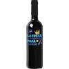 Bottle-Up Bottiglia di Vino IGT Toscana Rosso personalizzato per lui - Idea regalo esclusiva e originale per uomo, festa del Papà, festa del Nonno, nuova nascita, compleanno e Natale. (0,75L, Incredibile papà)