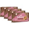CAIYA 4X Galbusera ZeroGrano Frollino Integrale con Farina e Fiocchi d'Avena, Senza Glutine (Gluten Free) 220g