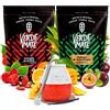 Verde Mate Yerba Mate Energizzante con Accessori 1kg (2x500g) | Guaranà, Bacche di Goji, Mango | Yerba Mate Verde Brasiliana | Gusto Fruttato