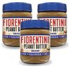 CAIYA 3X Fiorentini Peanut Butter CRUNCHY, Crema Spalmabile Croccante di Arachidi Senza Zuccheri Aggiunti 350g