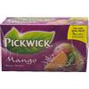 Pickwick Fruit Garden Mango, Tè Nero Aromatizzato al Mango, Bevanda, 20 Bustine