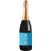 Bottle-Up Bottiglia di Prosecco Personalizzato DOC Spumante Extra Dry - Keep Calm it's only. - Idea Regalo per compleanno e idea regalo per anniversario (0,75L, Azzurro)
