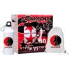 Generico Uovo di Pasqua con Pallone da Calcio N.5 Forza Rossonero + borraccia alluminio e sacca nylon uovo di cioccolato da 150gr. finissimo cioccolato al latte con pallone idea regalo tifosi tifo