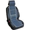 Lampa 54449 Fresco-Sport, Schienale Estivo in Fibra Naturale di bambù - Blu