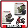 GSC RICAMBI SRL KIT PASTIGLIE PASTICCHE FRENO FRENI ANTERIORI E POSTERIORI FRENO FERODO COMPATIBILI PER PIAGGIO NRG 50 Power DD 2T H2O E2 DAL 2005 AL 2013 FDB313 - FDB2057
