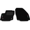 Somer Car Kit Tappetini Auto SOLO ANTERIORI 2pz compatibili con Ford S-Max 5 posti 2006-2015 dist. clip 31,7cm| Set 2 tappeti anteriori su misura in moquette, bandiera Italia