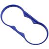 OEXRIGRU Interni Automobilistici Per Ford Per Focus Per Fiesta 2009 2010 2011 2012 2013 2014 2015 ABS Car Water Cup Decorazione Trim Case Accessori Auto Interni(Blue)