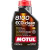 Motul 8100 Eco-Clean 0W-20 0W20 C5 100% Sintetico 1 LITRO LUBRIFICANTE Motore OLIOFIAT 9.55535-DSX MB 229.71