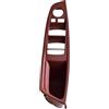 zhongyishangmao123 Maniglia Della Porta Per BMW Serie 5 Per F10 Per F11 Guida A Destra RHD Beige Nero Rosso-Vino Oyster Car Interior Maniglia Interna Porta Pannello Tirare Trim Copertura Maniglia (Colore : Red Wine)