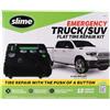 Slime 50139 - Kit di emergenza per foratura pneumatici piatti, include sigillante e pompa di gonfiaggio pneumatici, analogico, adatto per auto e altri veicoli autostradali, riparazione in 10 min