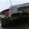 JIERS per Range Rover Sport 2018-2019, Accessori per Auto Rivestimento del Tubo di Scarico in Acciaio Inossidabile Cromato Nero Lucido