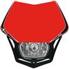 R-Tech Mascherina PORTAFARO Universale V-Face Rosso-Nero