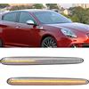 Ayikeiy Indicatore di direzione dinamico/sequenziale indicatore laterale LED luce ambra indicatore di direzione chiaro lente compatibile con 2010-2020 Alfa Romeo Giulietta Hatchback tipo 940