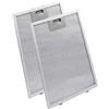 Generic Filtro antigrasso for cappa da cucina 350 x 285 x 9 mm, filtro metallico in acciaio inossidabile a 5 strati for cappa da cucina, confezione da 2