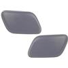 HUVNEXA Tappo di copertura ugello lavafari 2 pezzi, for Ford, Kuga 2013 2014 2015 2016 2017 for Escape 2017 2018 2019 coperchio spruzzatore paraurti anteriore Copertura per ugello lavavetri(BLACK Unpa