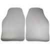 Tata Home Tappeti auto universali set 2 pezzi anteriori in PVC gommato impermeabili Colore Grigio