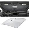 LUWU [Aggiornato] Ombrello Parasole Auto Compatibile con Audi Q3 FJ 2025 2026 Parabrezza Parasole Auto ad Ombrello Pieghevole per Parabrezza Anteriore Interno Q3 FJ Accessori