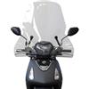 BRIXIAMOTO FABBRI parabrezza moto trasparente TOP ALTO compatibile con SYM SYMPHONY 4T 50 2020-2020 e per SYMPHONY 200 2020-2022 e per SYMPHONY 4T 125 2020-2022