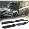 Yucisily Pedane laterali adatte per Land Rover Defender 110 130 2020-2024 L663 4 porte pedaliera (stile vintage)