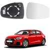 Polcar Vetro Specchietto per Audi A1 (8x) dal 2010 al 2018, Destro, Termico, Con riscaldamento, (DESTRO)