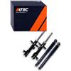 ATEC Germany 4x ammortizzatore a gas a pressione anteriore e posteriore, compatibile con FIAT CROMA (194_), OPEL SIGNUM CC (Z03), VECTRA C (Z02), VECTRA C Caravan (Z02), VECTRA C CC (Z02)