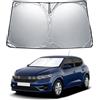 GFWGTS Parasole per parabrezza compatibile con Dacia Duster 3 SUV 2024 2025 2026, parasole per parabrezza anteriore con protezione UV, pieghevole, accessori per parasole auto