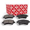 FEBI BILSTEIN Kit pastiglie freno, Freno a disco 16539 Vorderachse | Compatibile con: TOYOTA COROLLA, COROLLA Kombi, COROLLA Liftback, COROLLA Stufenheck