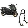 WinNet cavalletto alza ruota gomma da moto alzamoto anteriore per alzare sollevare la Yamaha Tmax 500 530 560 750 900 T - MAX T-MAX