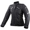 LS2 Giacca Moto Donna Impermeabile 4 Stagioni 2 Strati Serra EVO Lady Nera XS