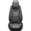 Congxy Set Coprisedili Auto Universale per Anteriori e Posteriori | Compatibile con Airbag Laterale, Grigio